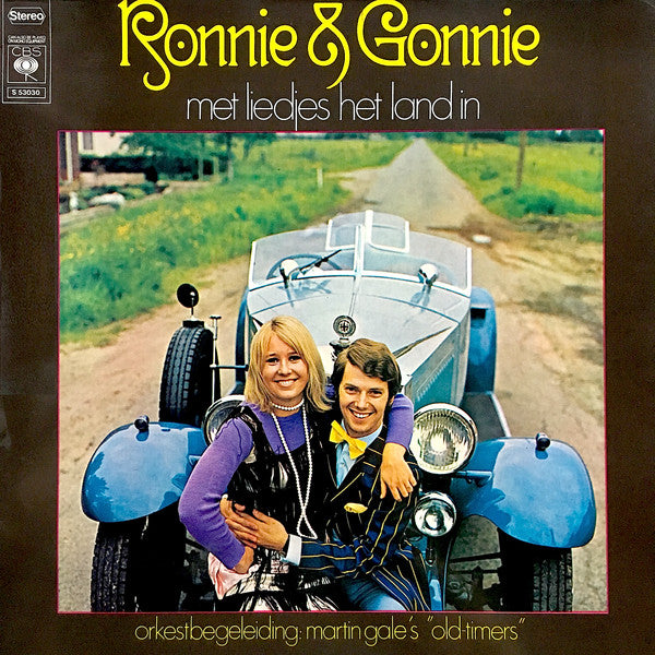 Ronnie Tober & Gonnie Baars Orkestbegeleiding: Martin Gale's "Old-Timers" : Met Liedjes Het Land In (LP)