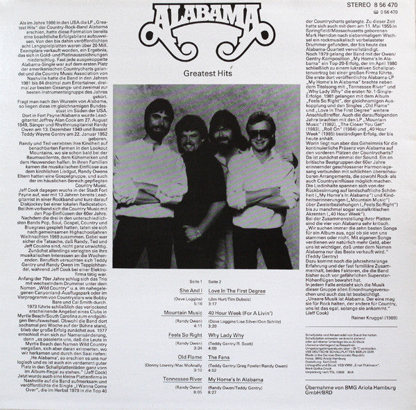 Alabama : Greatest Hits (LP, Comp)
