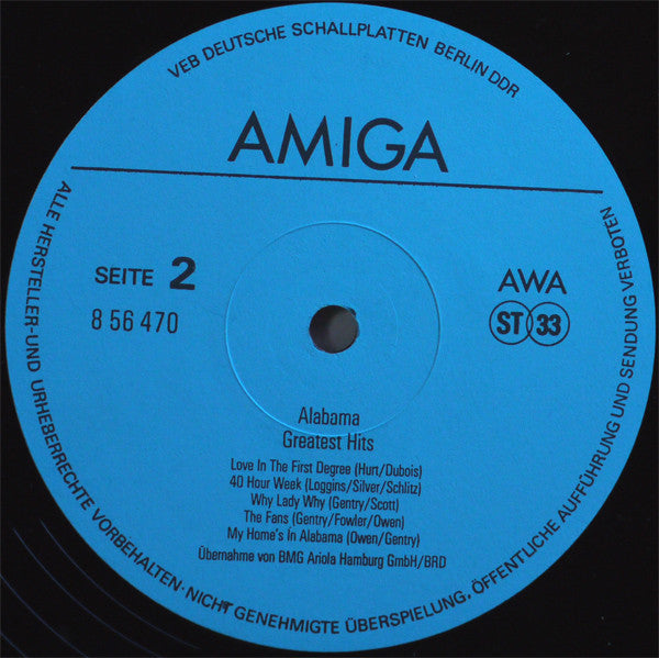 Alabama : Greatest Hits (LP, Comp)