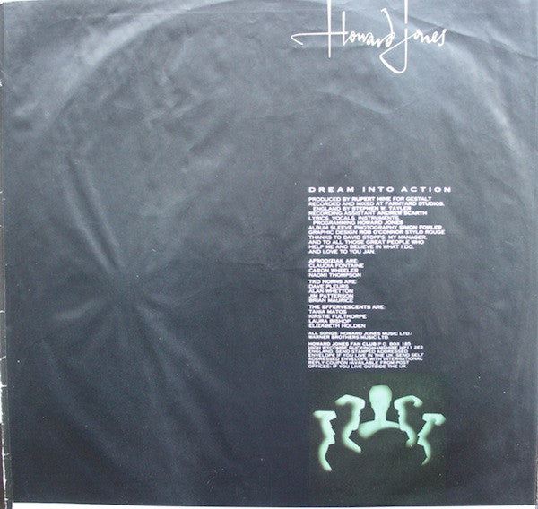 Howard Jones : Dream Into Action (LP, Album, Tel)