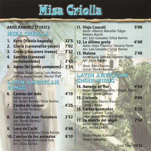 Various : Misa Criolla / Latin American Songs / Latin American Choir-Music (CD, Album, Comp)