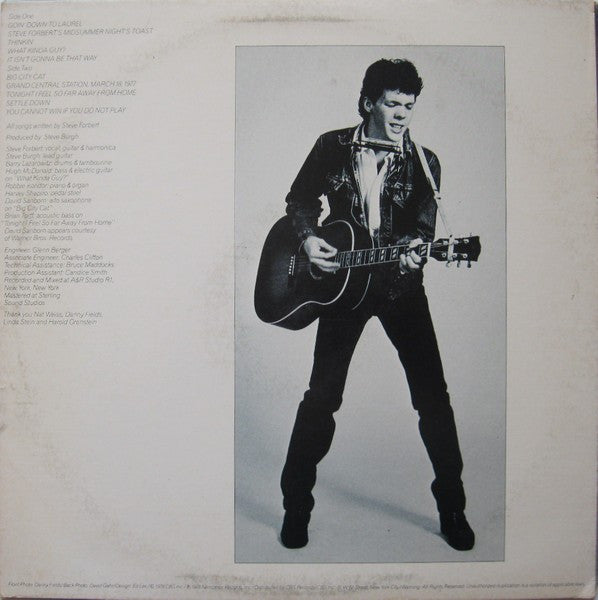 Steve Forbert : Alive On Arrival (LP, Album, RE)