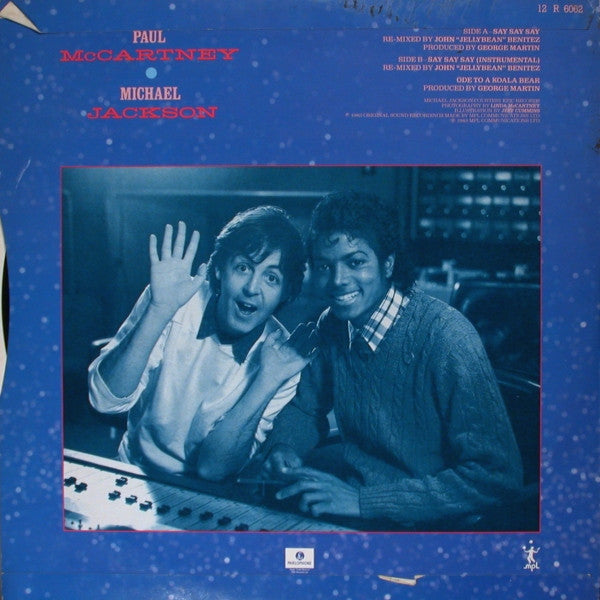 Paul McCartney And Michael Jackson : Say Say Say (12", Single)