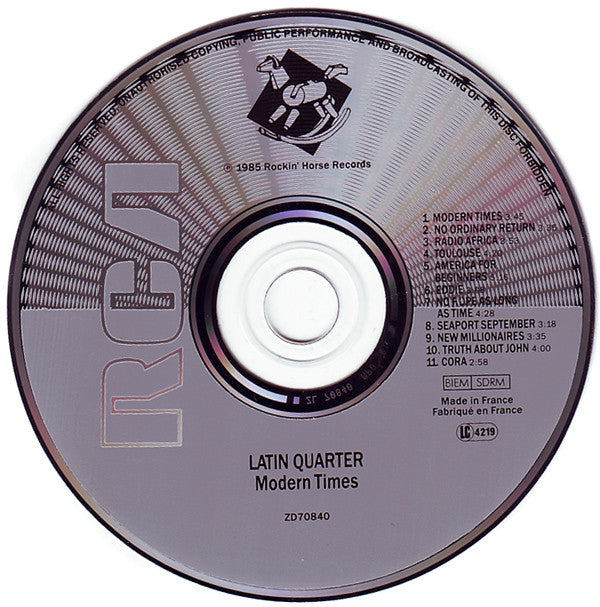 Latin Quarter : Modern Times (CD, Album)