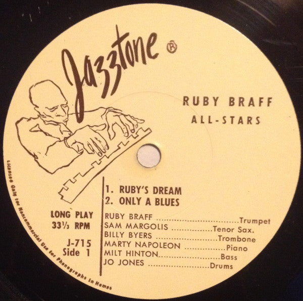 Ruby Braff All-Stars : Ruby Braff All-Stars (7")