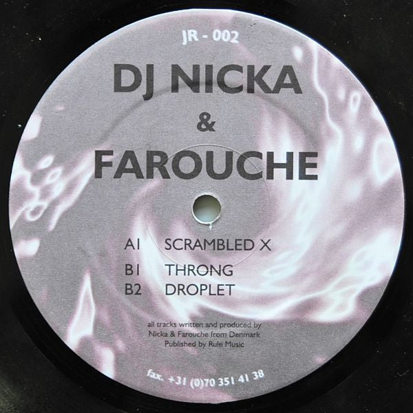 Nicka & Farouche : Scrambled X (12")