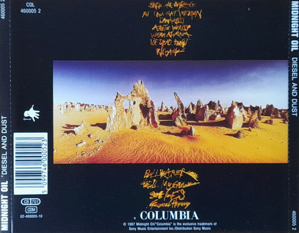Midnight Oil : Diesel And Dust (CD, Album, RE)