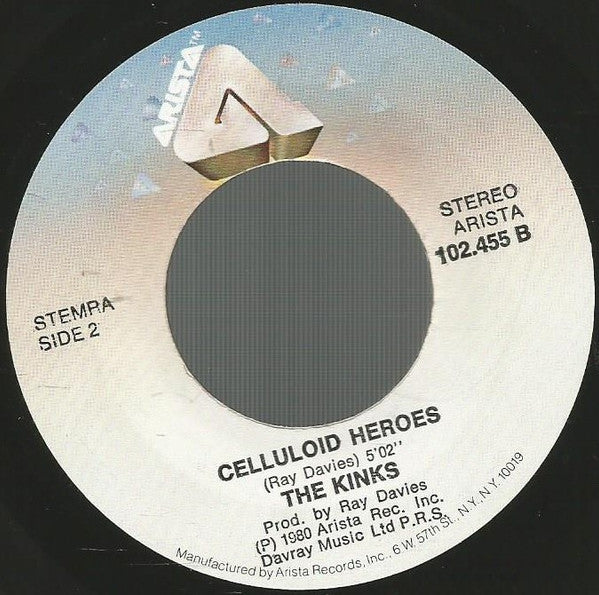 The Kinks : Celluloid Heroes / Lola (7")