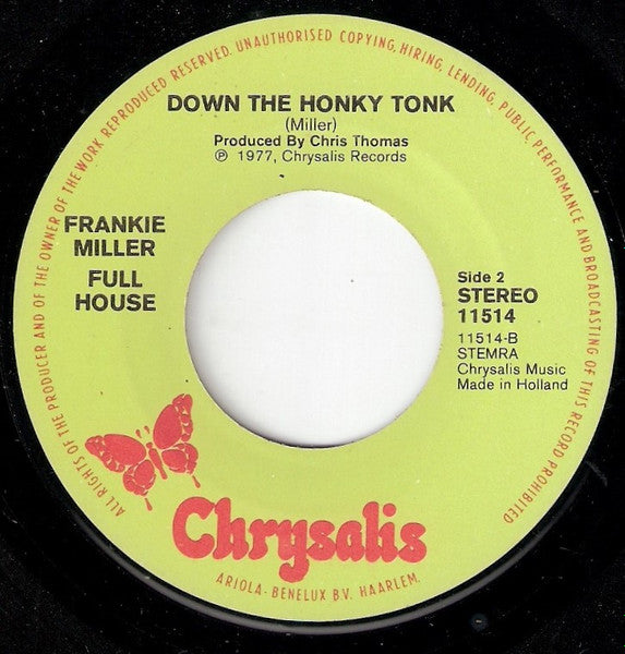 Frankie Miller : Be Good To Yourself (7", Single)