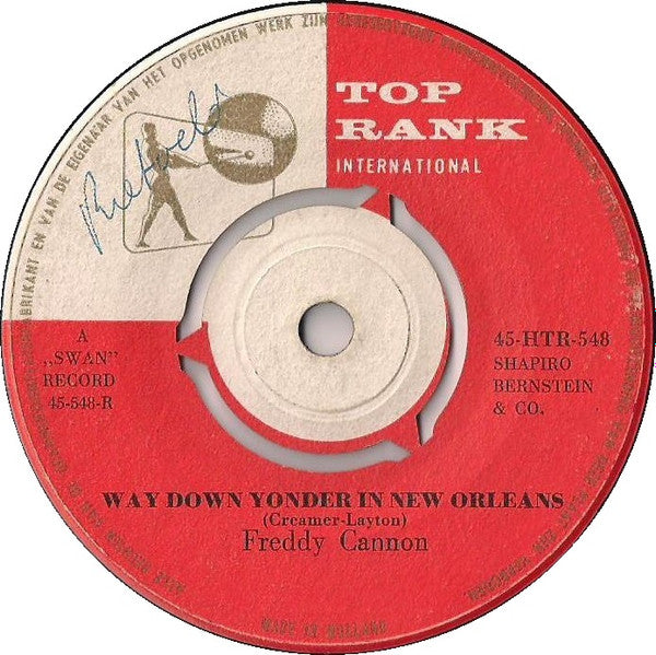Freddie Cannon* : Way Down Yonder In New Orleans (7", Single)