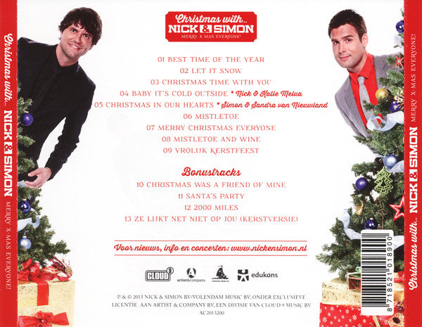Nick & Simon : Christmas With... Nick & Simon (Merry X-Mas Everyone!) (CD, Album)