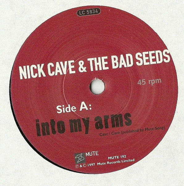 Nick Cave & The Bad Seeds : Into My Arms (7", Single)