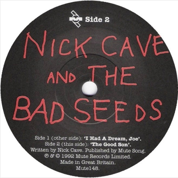 Nick Cave And The Bad Seeds* : I Had A Dream, Joe (Live Version) (7", Ltd, Num)