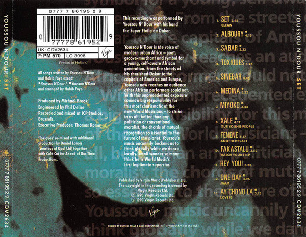 Youssou N'Dour : Set (CD, Album, RE)