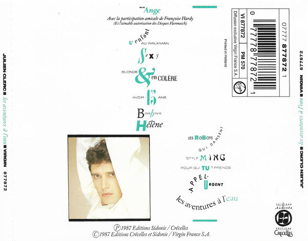 Julien Clerc : Les Aventures À L'Eau  (CD, Album, RE)