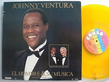 Johnny Ventura : El Hombre & Su Musica (The Man And His Music) (LP, Comp, Gol)