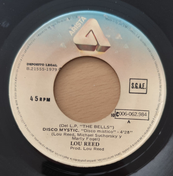 Lou Reed : Disco Mystic (7", Single)
