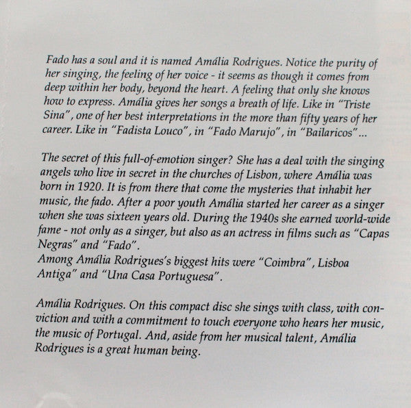 Amália Rodrigues : Queen Of The Fado (CD, Comp)