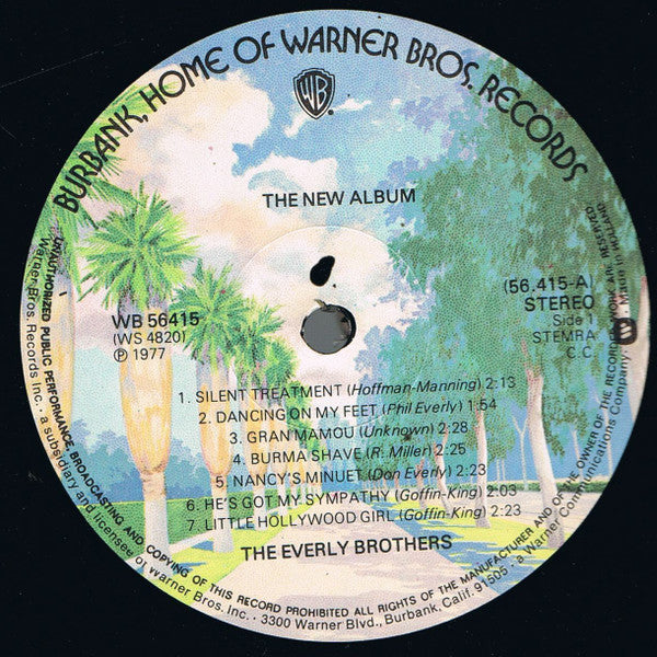 Everly Brothers : The New Album (LP, Album)