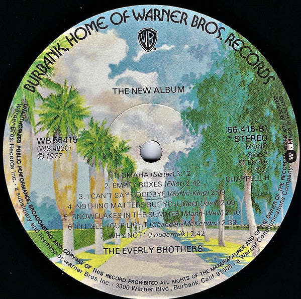 Everly Brothers : The New Album (LP, Album)