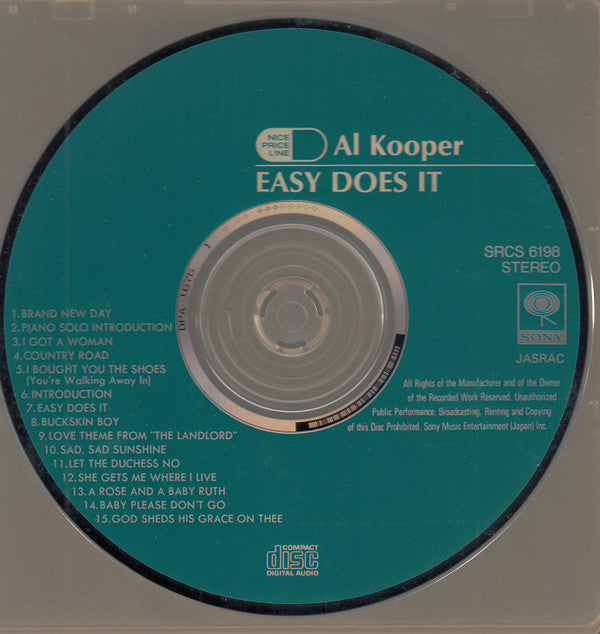 Al Kooper : Easy Does It (CD, Album, RE)