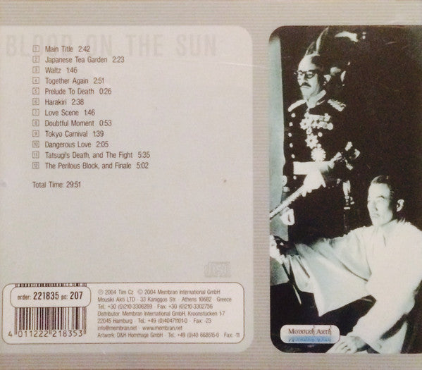 Miklós Rózsa : Blood On The Sun (CD, Album, RE)