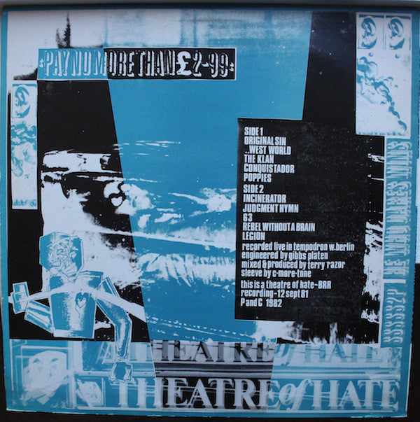 Theatre Of Hate : He Who Dares Wins (Live LP - You Have A Choice) (LP, Album)