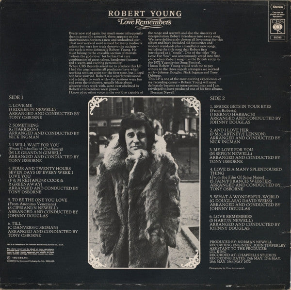 Robert Young (9) : Love Remembers (LP, Album)