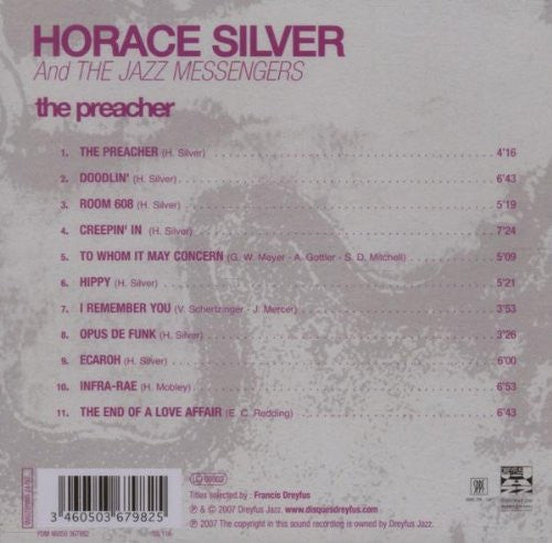 Horace Silver : The Preacher (CD, Comp)
