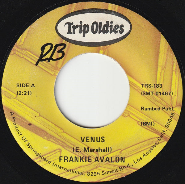Frankie Avalon : Venus / Bobby Sox To Stockings (7")
