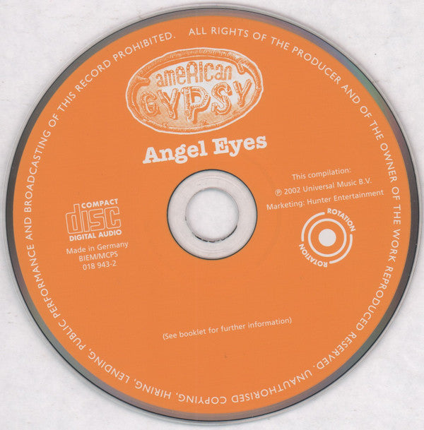 American Gypsy : Angel Eyes (CD, Album, RE)