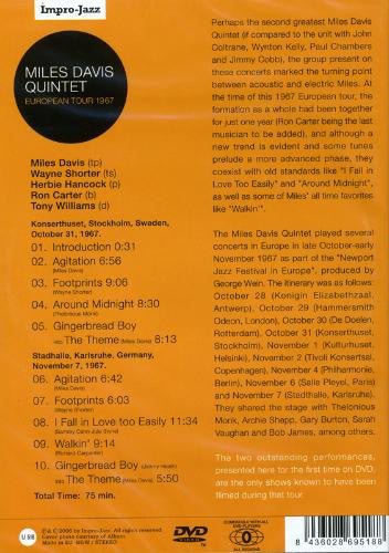 The Miles Davis Quintet : European Tour 1967 (DVD-V, NTSC)