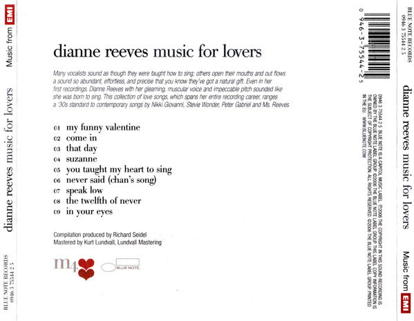 Dianne Reeves : Music For Lovers (CD, Comp)