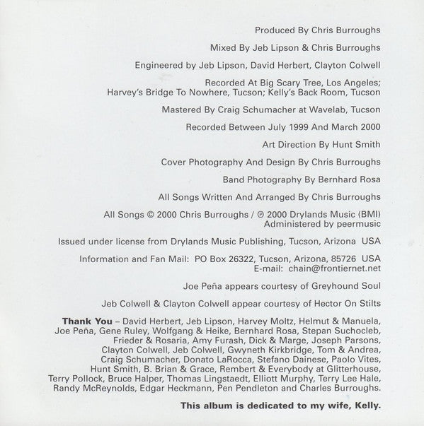 Chris Burroughs : Loose (CD, Album)