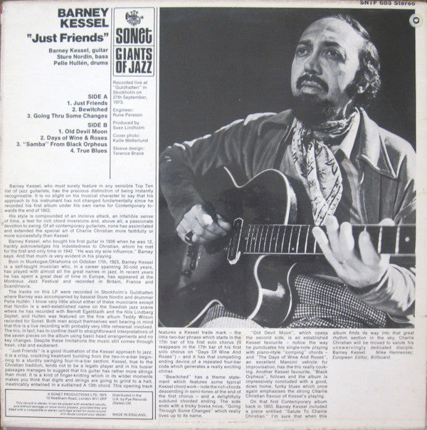 Barney Kessel : Just Friends (LP)