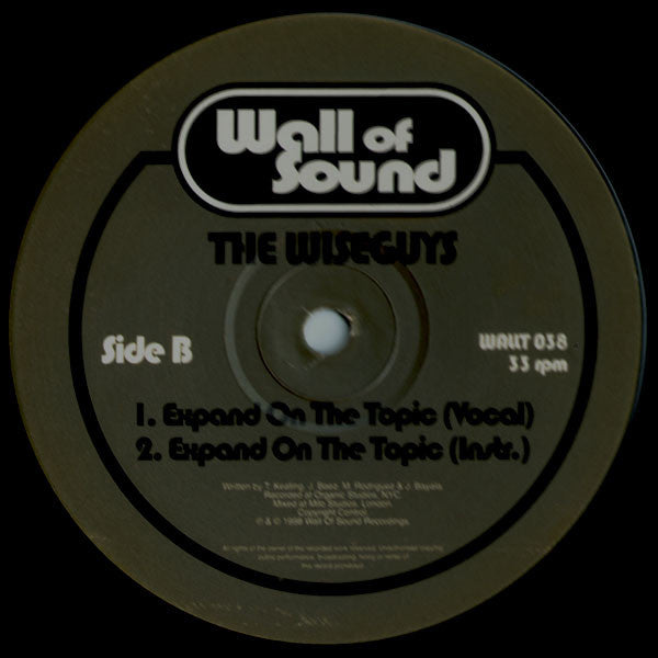 The Wiseguys : Ooh La La (12", Single, Promo)