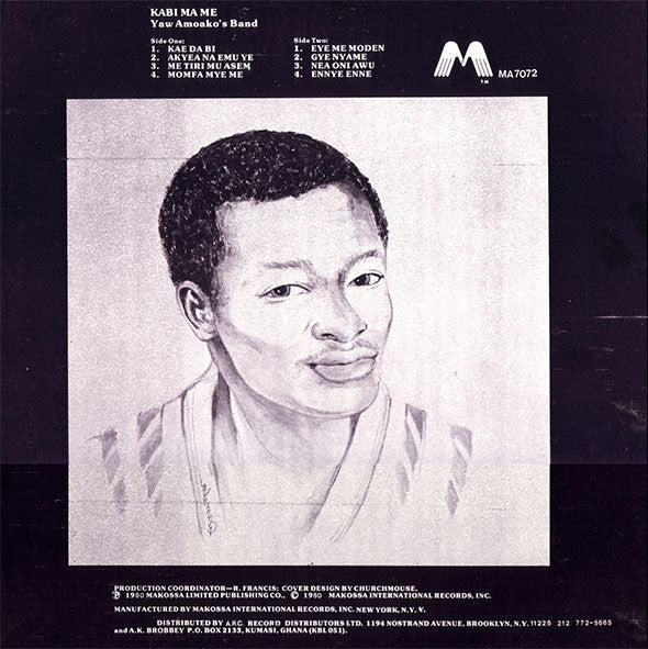 Yaw Amoako's Band : Kabi Ma Me (LP, Album)