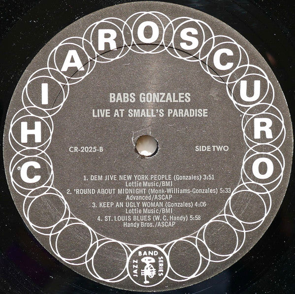 Babs Gonzales : Live At Small's Paradise (LP)