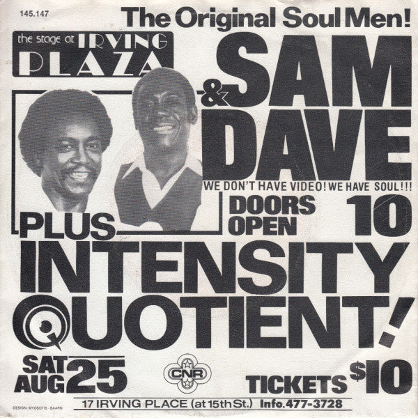 Sam & Dave : Live Medley / Hold On (7", Single)
