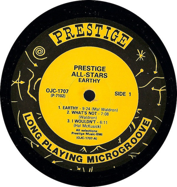 The Prestige All Stars : Earthy (LP, Album, Mono, Ltd, RE, RM, Aud)