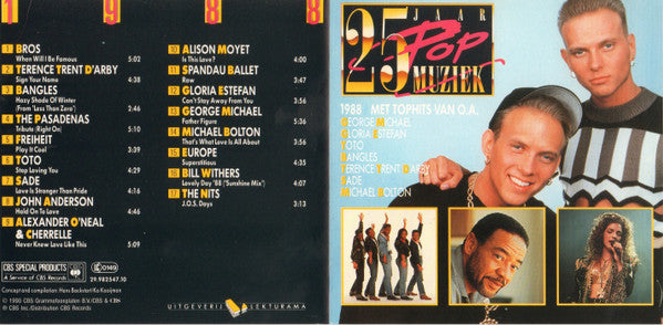 Various : 25 Jaar Popmuziek - 1988 (CD, Comp, +Bo)
