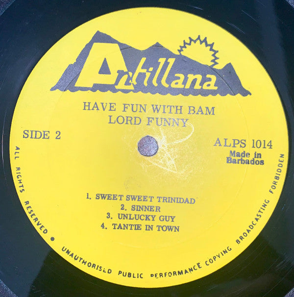 Lord Funny : Have Fun With Bam (LP, Album)