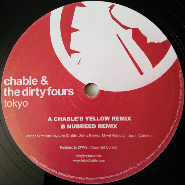 Luke Chable & Dirty Fours : Tokyo (12")
