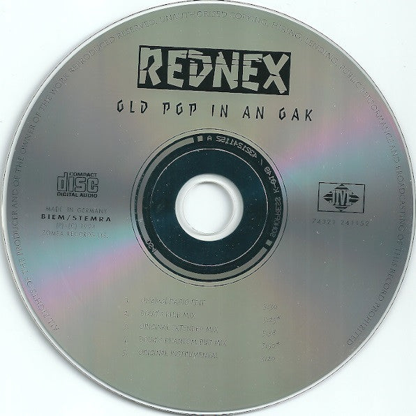 Rednex : Old Pop In An Oak (CD, Maxi)