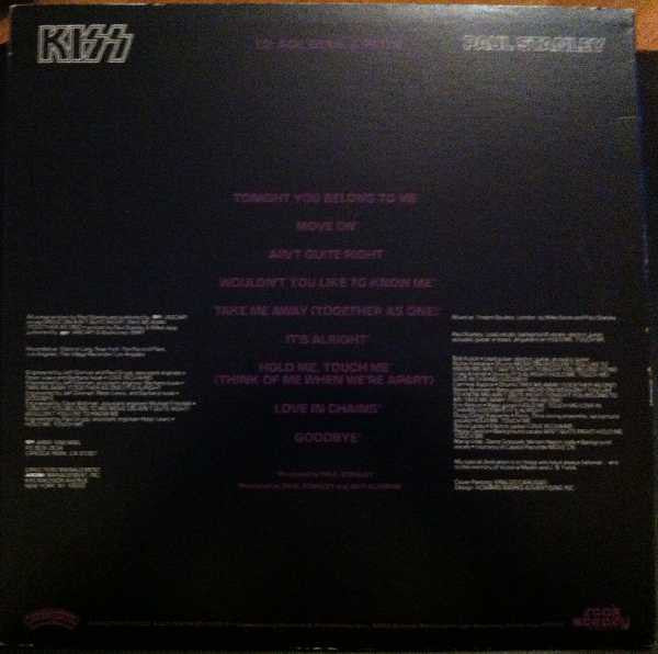 Kiss, Paul Stanley : Paul Stanley (LP, Album, Pic)