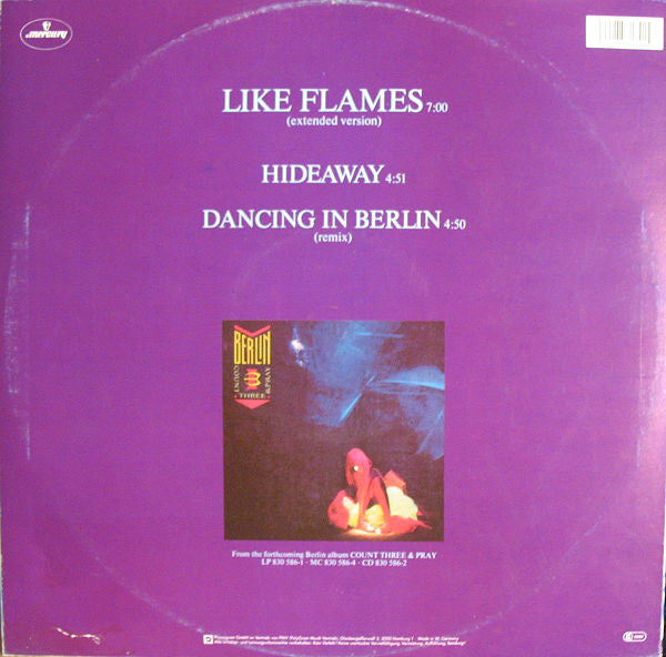 Berlin : Like Flames (12", Maxi)