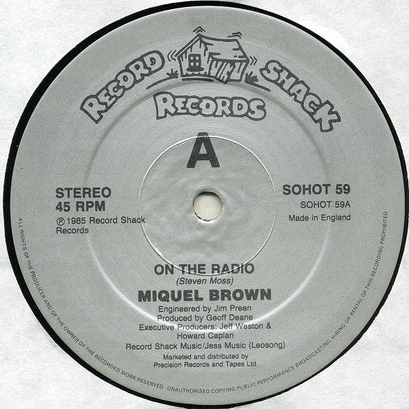 Miquel Brown : On The Radio (12")