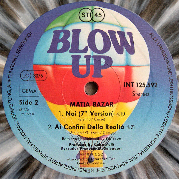 Matia Bazar : Noi (12", Maxi, Gre)