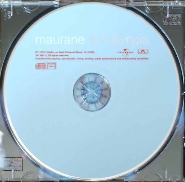 Maurane : À L'Olympia (CD, Album)