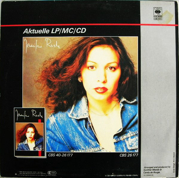 Jennifer Rush : The Power Of Love (Orchestral Remix) (12", Maxi, RP, Red)